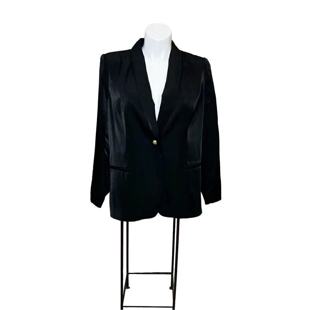 G.I.L.I. New black single button blazer size 18W